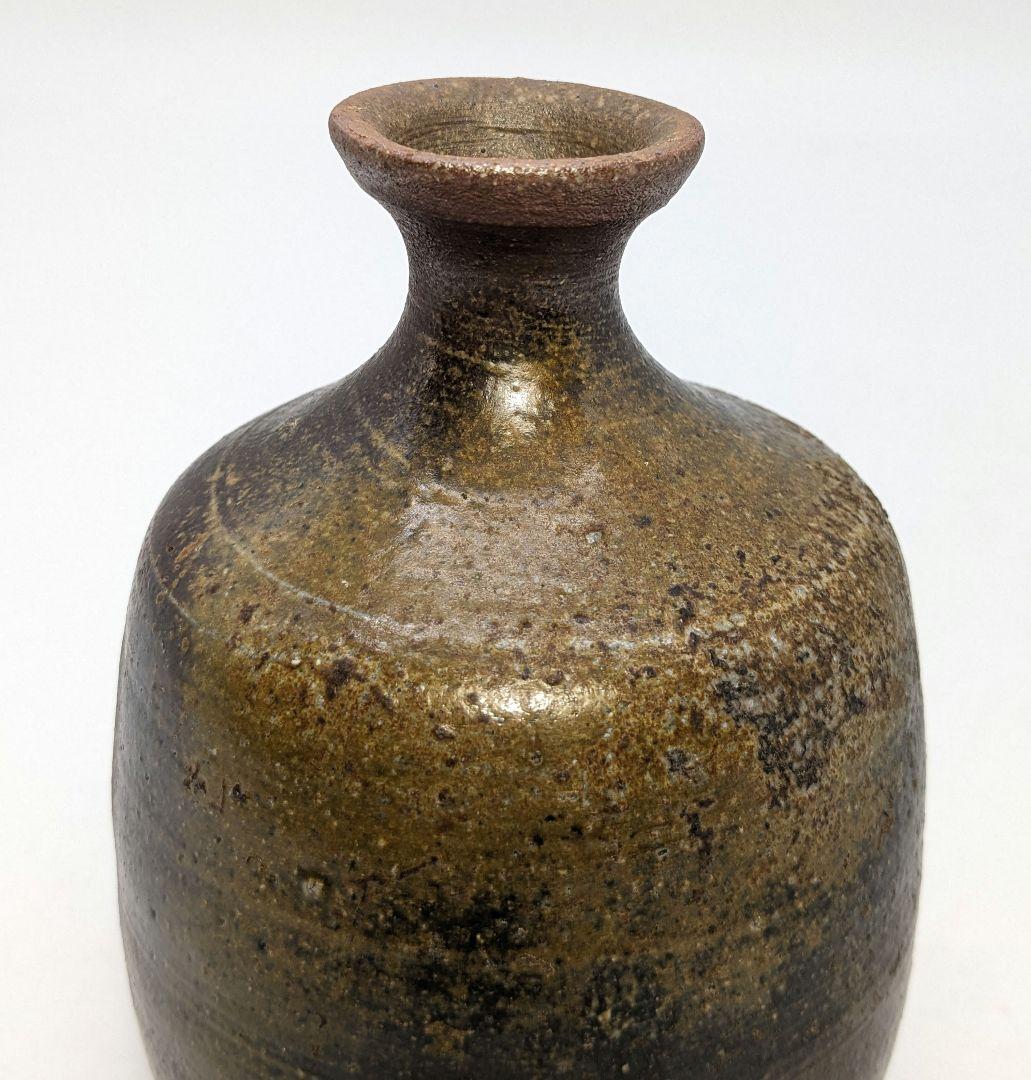 岡山県重要無形文化財 浦上善次 備前焼 徳利 共箱共布栞 とっくり 酒器 工芸品