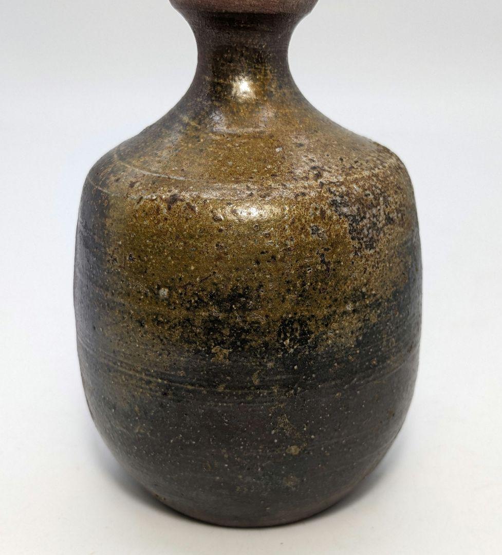 岡山県重要無形文化財 浦上善次 備前焼 徳利 共箱共布栞 とっくり 酒器 工芸品