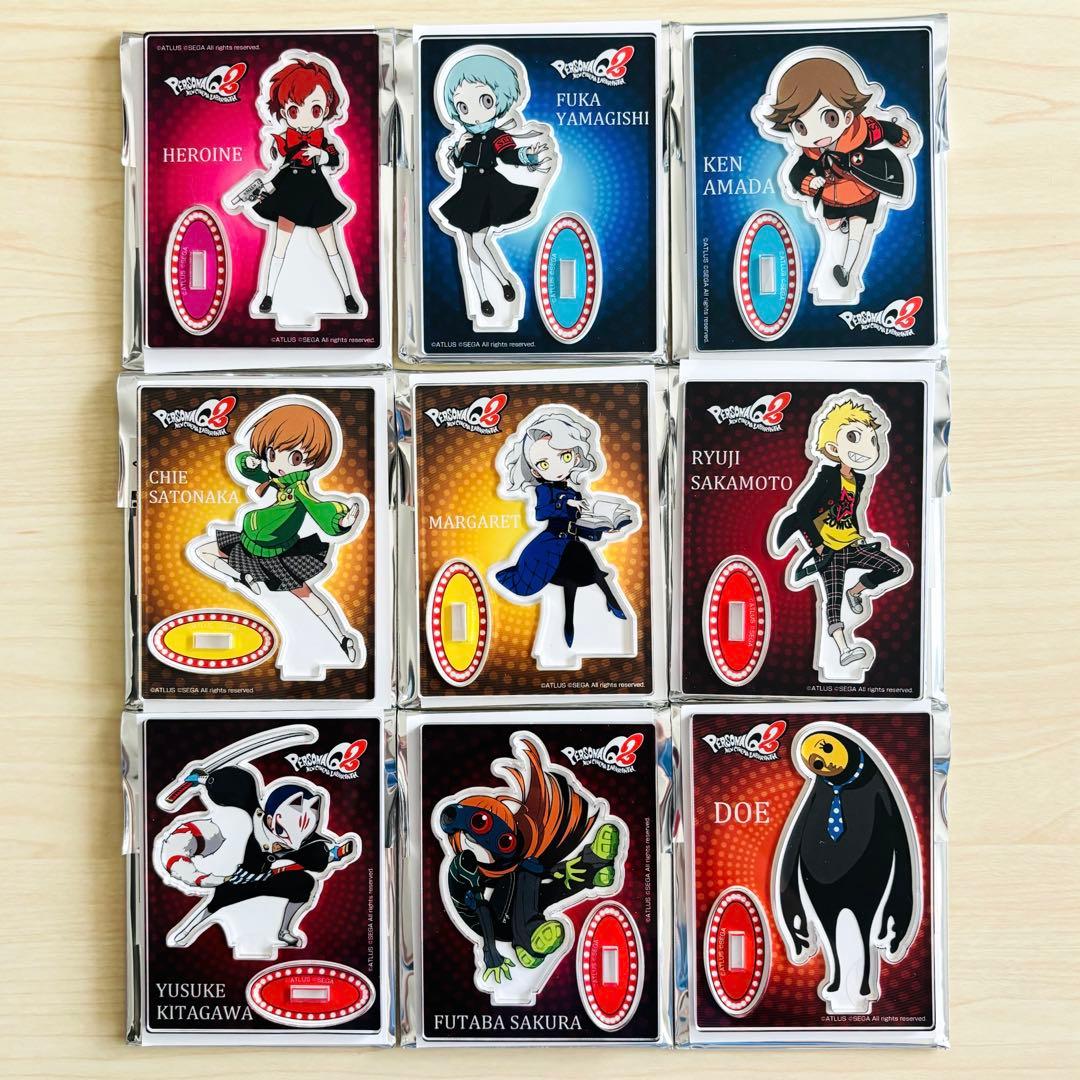 ペルソナQ2 ふぉーちゅん☆ アクリルスタンド Vol.2 全9種 コンプセット