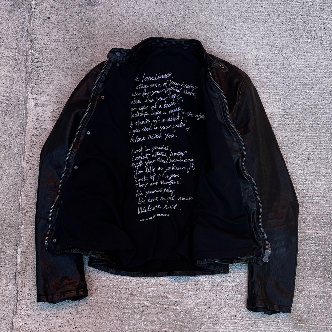 イサムカタヤマ　バックラッシュ　イタリアンダブルショルダー　シングルライダース