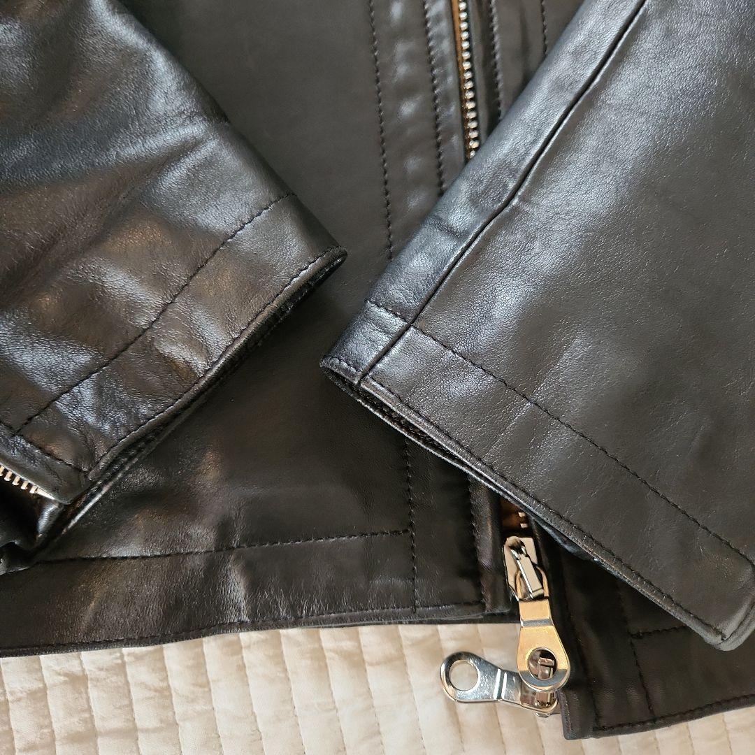 専用極美品 CINQUANTA / スタンドカラー シングルライダースジャケット