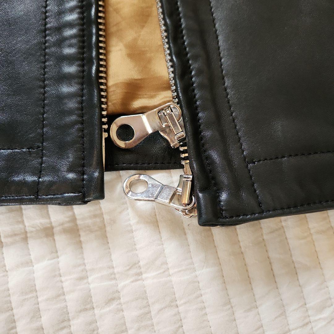 専用極美品 CINQUANTA / スタンドカラー シングルライダースジャケット