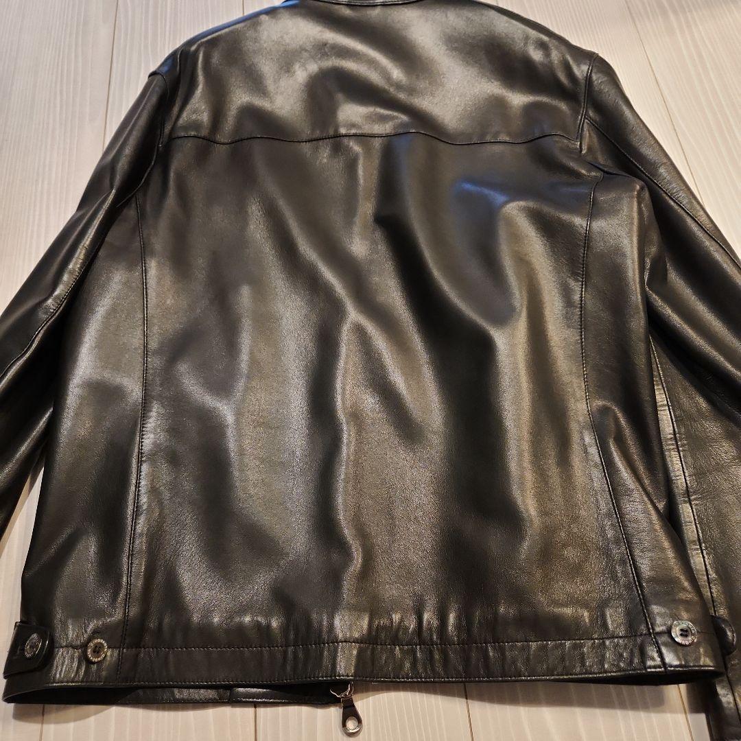 専用極美品 CINQUANTA / スタンドカラー シングルライダースジャケット