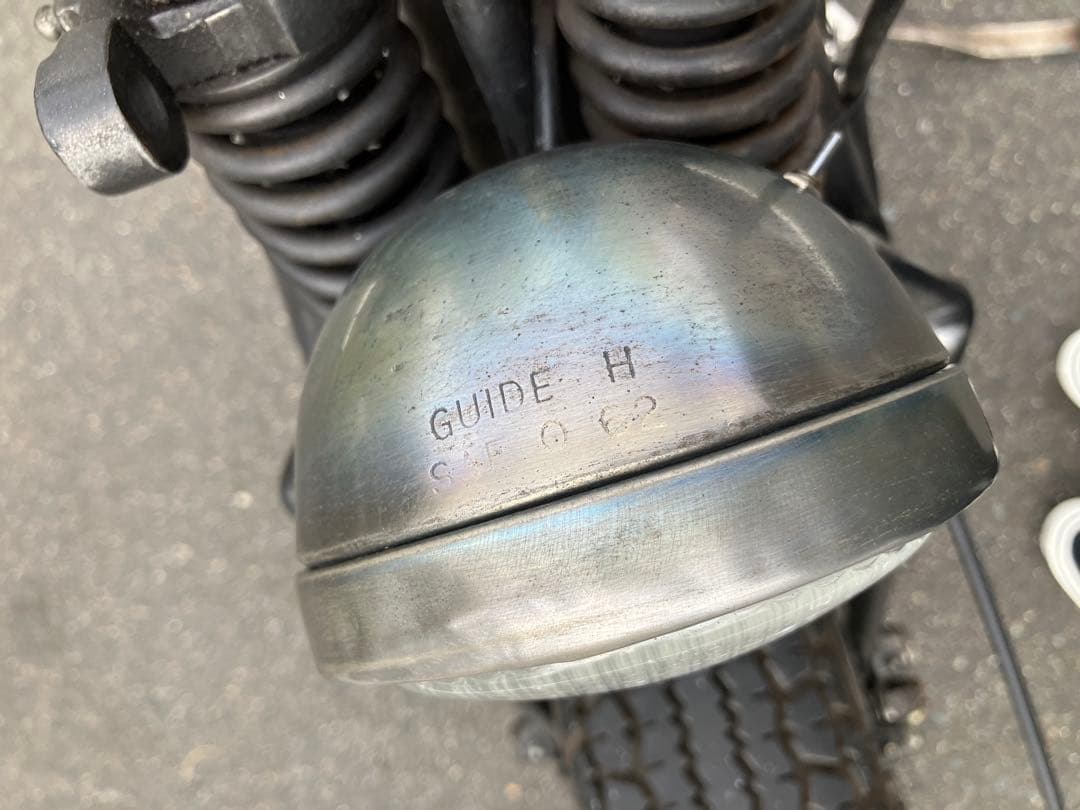 GUIDE H LED ヘッド ライト ガイド ビンテージ ハーレー バイク