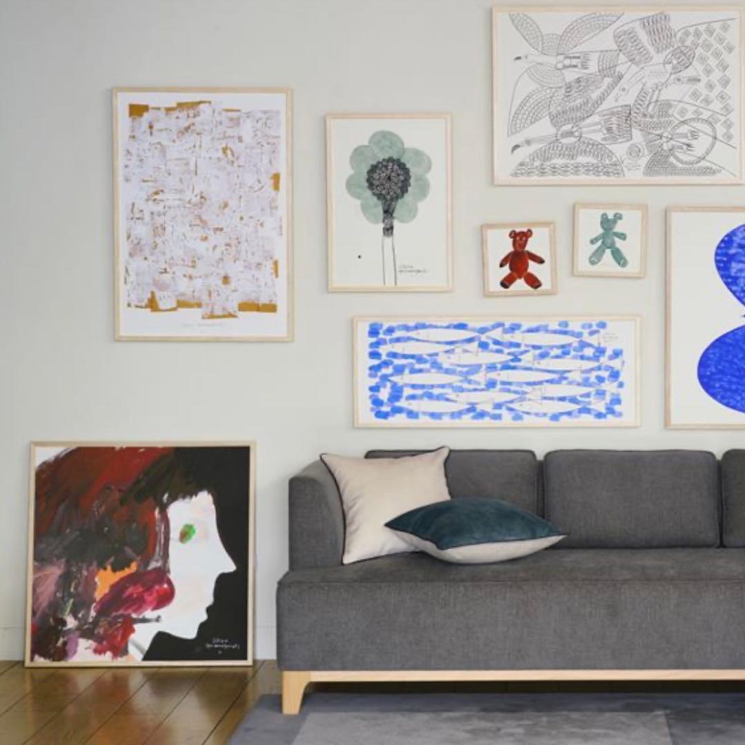 山口一郎 「HANA-green」 IDEE イデー アート フレーム