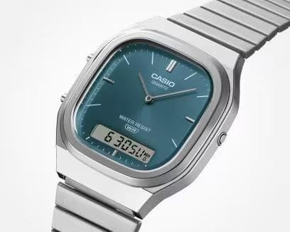 CASIO AQ240 新品　グリーン　海外モデル　新品未使用