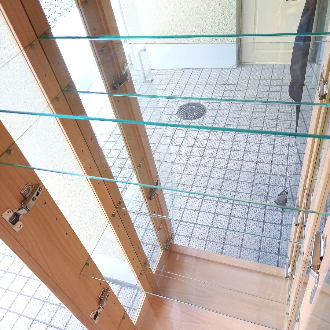 高さ160 幅62 奥行30(cm) コレクションケース 5段 ガラスケース