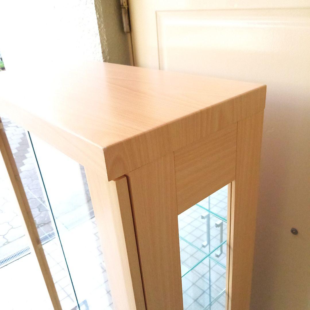 高さ160 幅62 奥行30(cm) コレクションケース 5段 ガラスケース