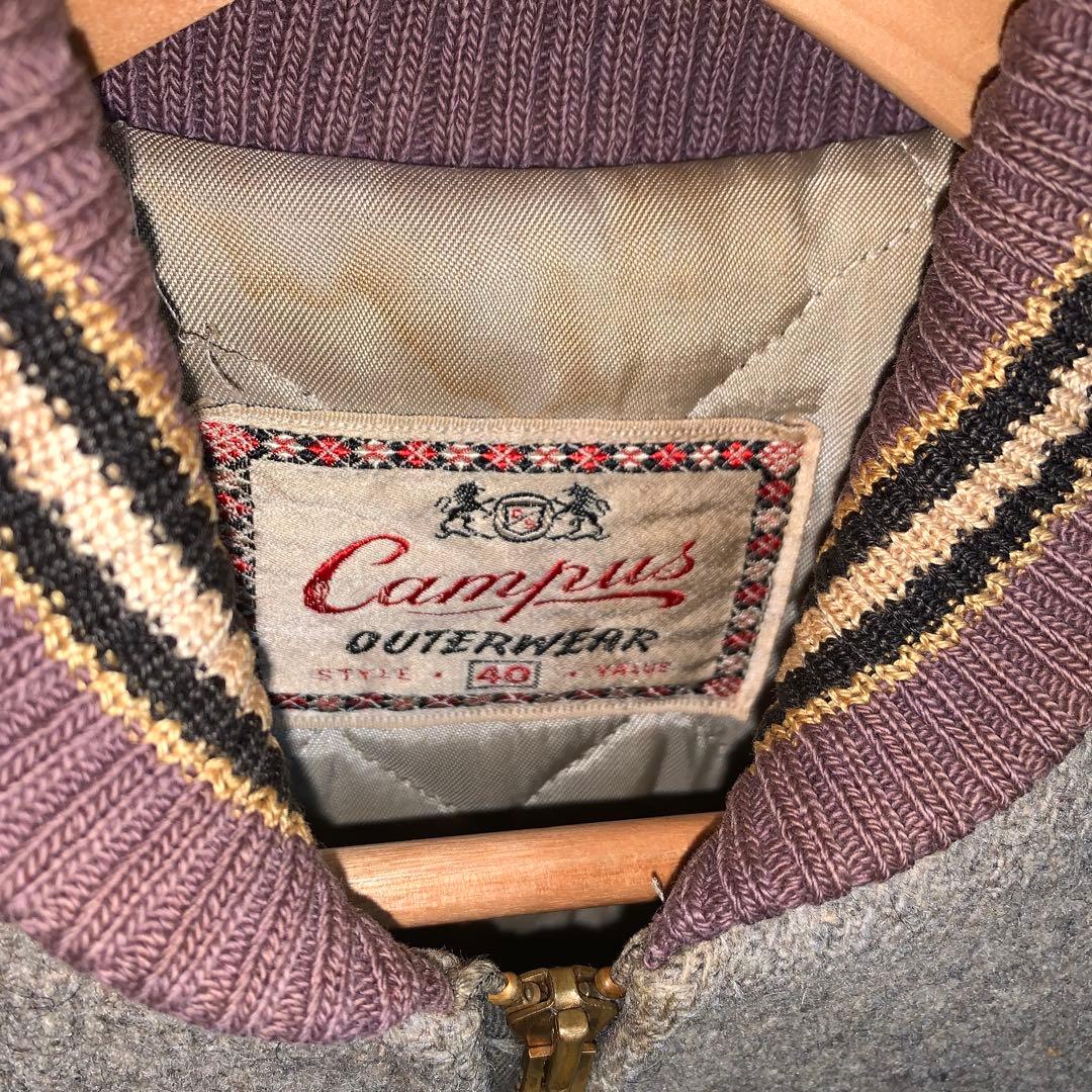 50s campus short pharaoh jacket 40 多色リブ