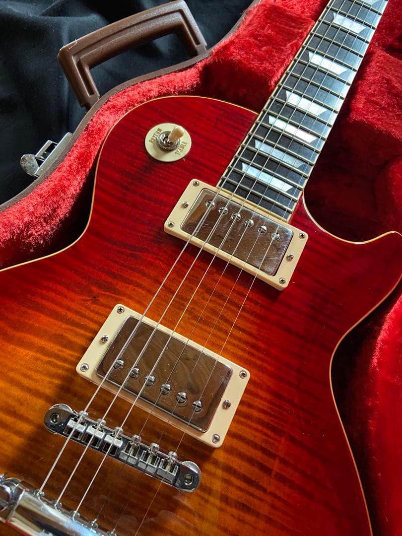 レスポールシェクタータイガーフレイムホンジュラスローズ指板1993年新品同様保管