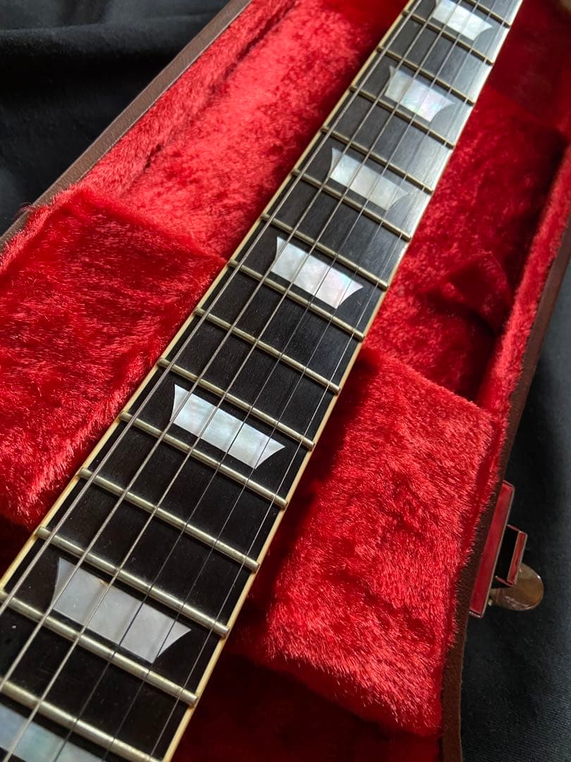 レスポールシェクタータイガーフレイムホンジュラスローズ指板1993年新品同様保管