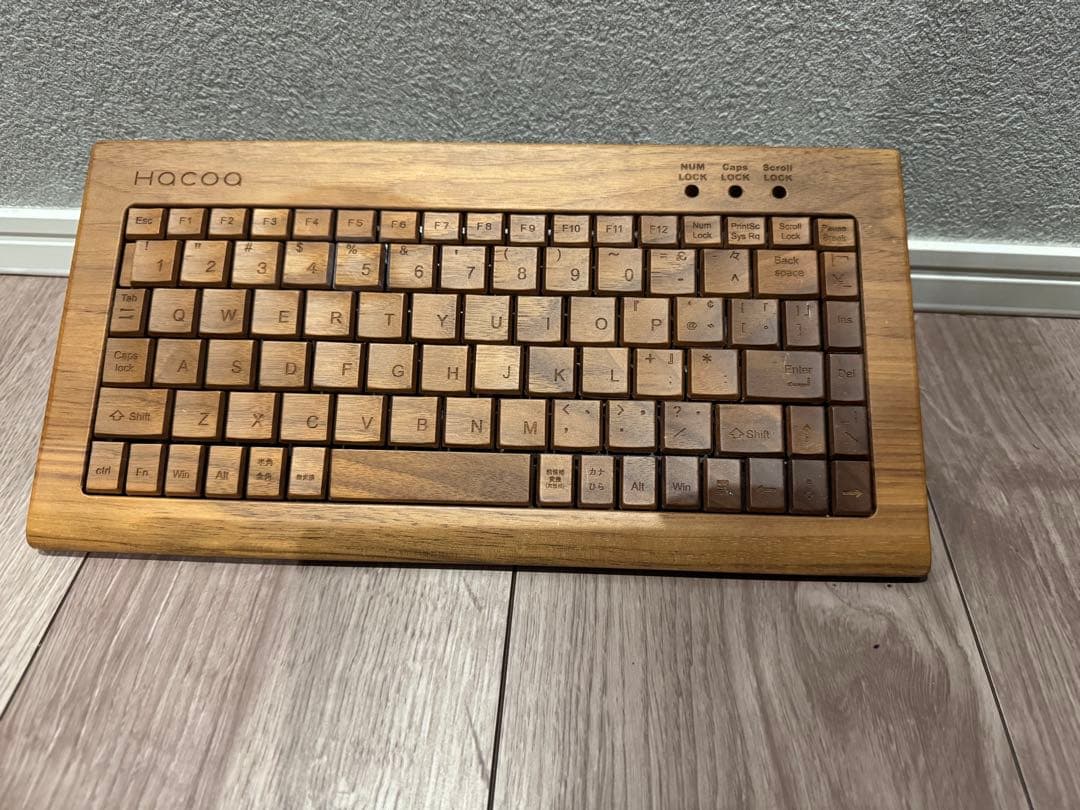 最終価格）HACOO 木製 キーボード　USB接続
