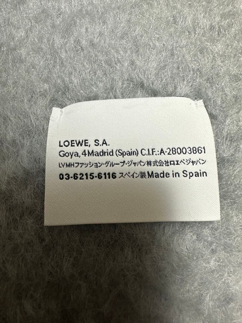 ロエベ スカーフ(モヘア＆ウール)