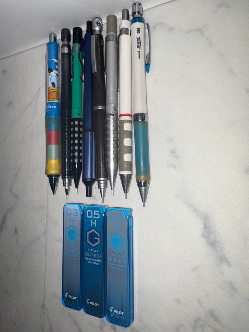 【大特価】高級シャーペン&ボールペン8本＋替芯3ケース