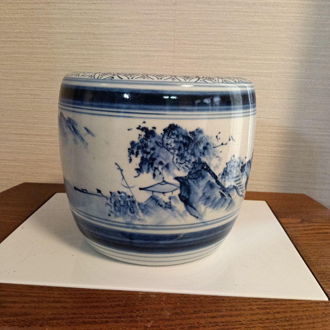 火鉢　昭和レトロ　明治　大正　金魚　メダカ　花鉢　古民具