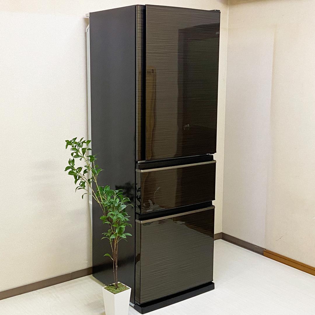 未使用 2022年製 三菱 冷蔵庫 MR-CX37G-BR