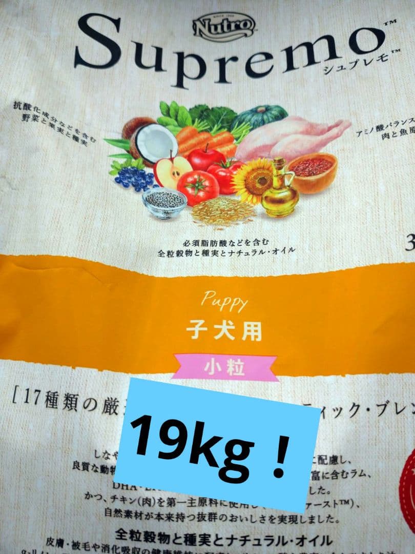 Nutro Supremo 子犬用 小粒　19kg
