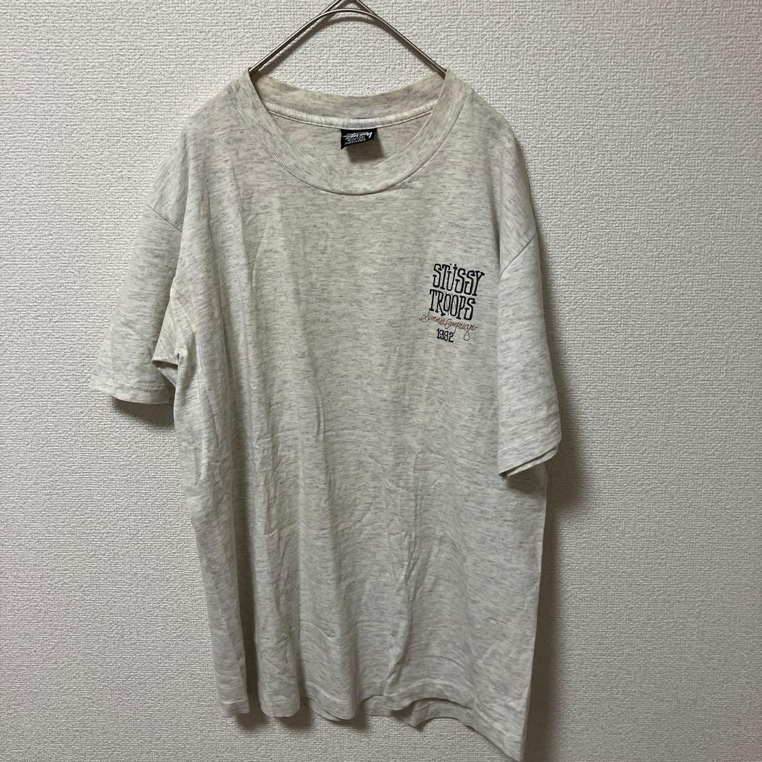 トップス 90s STUSSY TROOPS SUMMER CAMPAIGN 1992