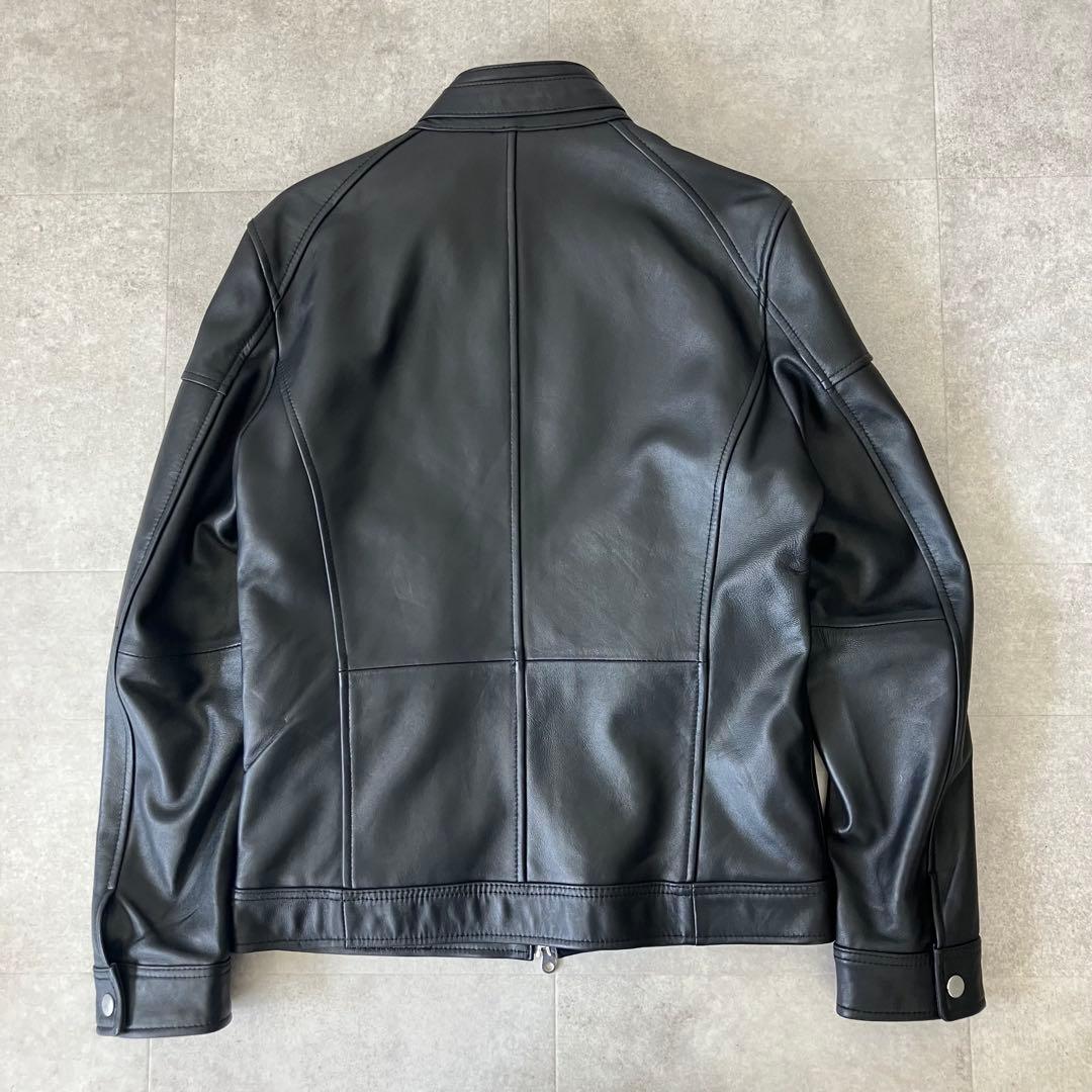 safari掲載 ラトルトラップ ラムレザー シングルライダース/M/美品