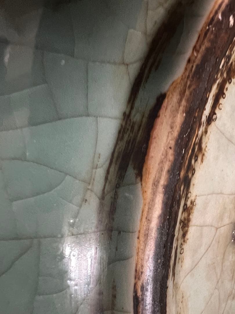 天龍寺青磁魚装飾大皿