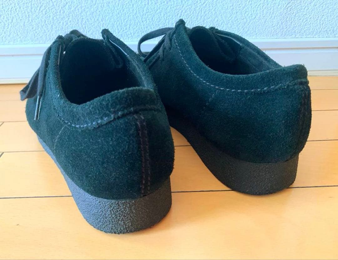 美品　Clarks WALLABEE 2 WP ブラック　スエード