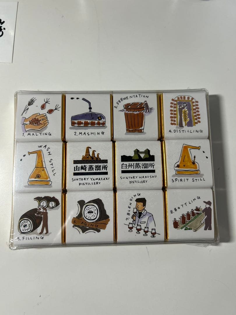 [山崎蒸溜所限定]ウイスキー180ml3本、ピュアチョコレート、ショッパーセット