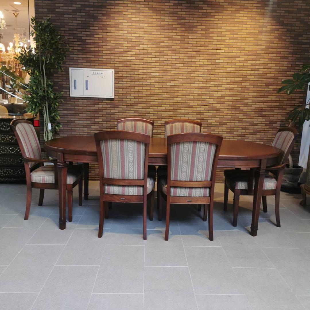 ※テーブル単体♥美品　マルニ木工　地中海ダイニングセット　伸長式テーブル