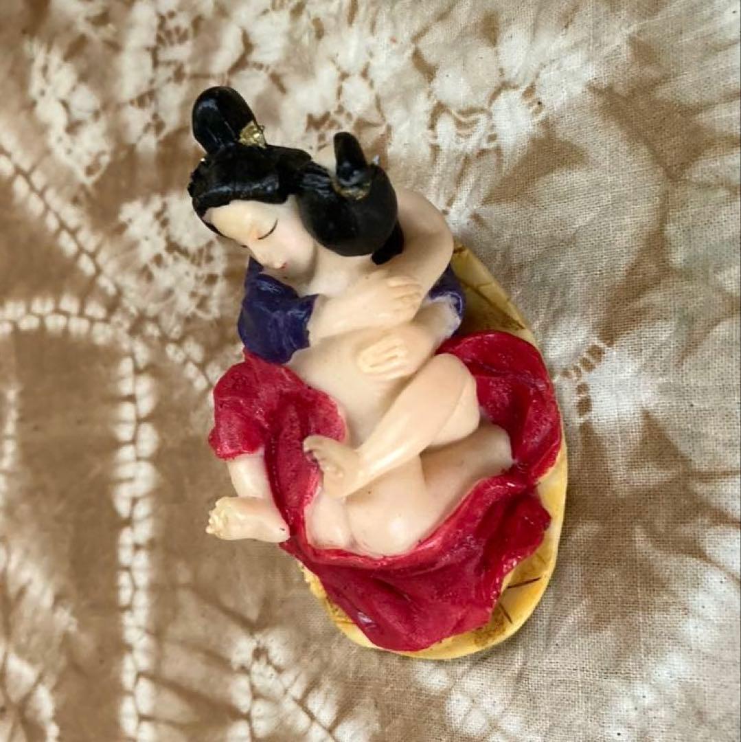 【珍品‼️】　春画陶器人形　置物　骨董品 4体セット