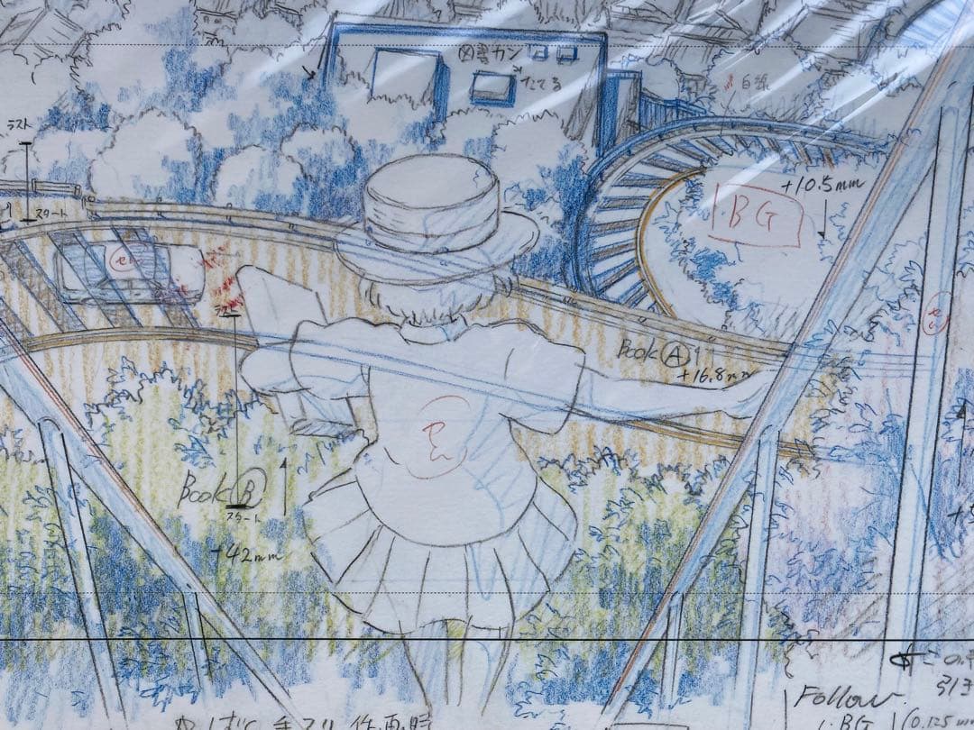 【激レア】美品★ 耳をすませば　レイアウト展　実寸レプリカ　宮崎駿　ジブリ