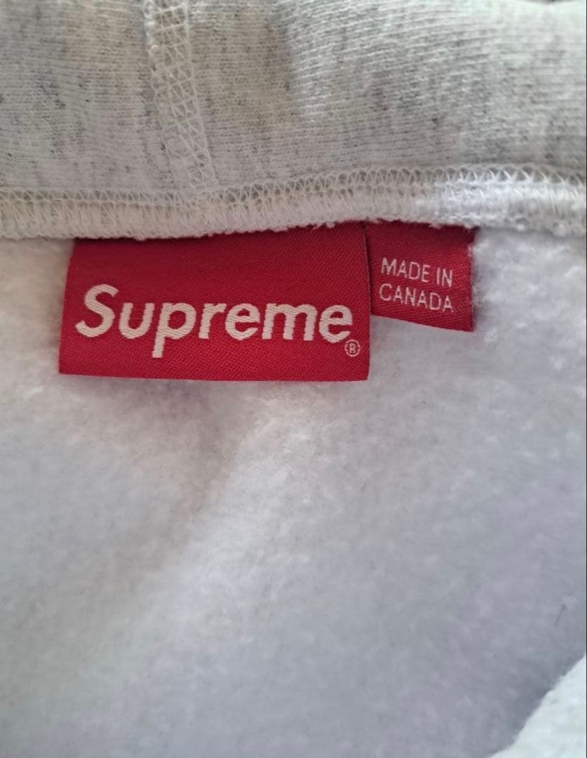 Supreme グレー パーカー XL