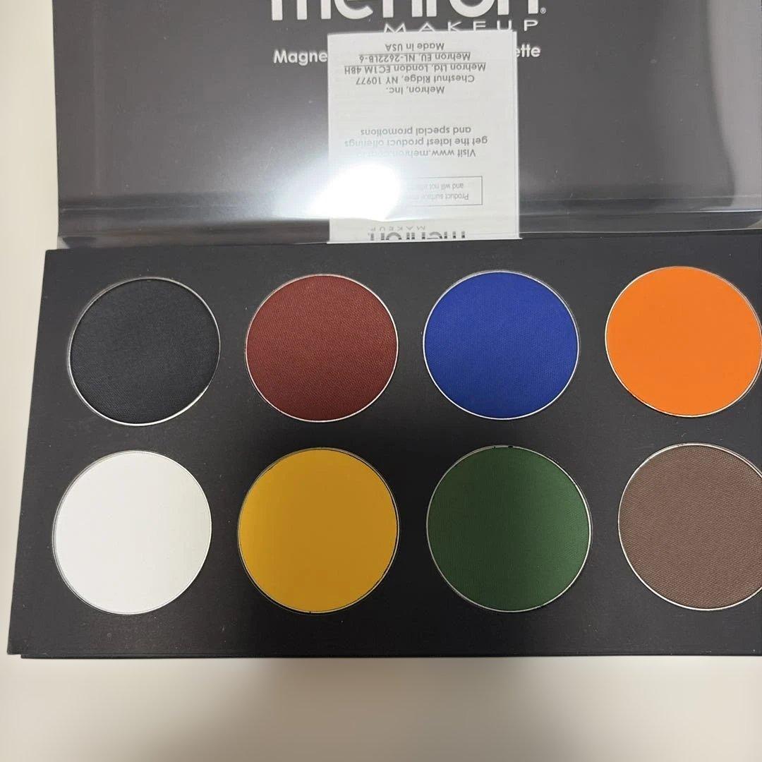【新品】mehron 8色パレットとブラシセット