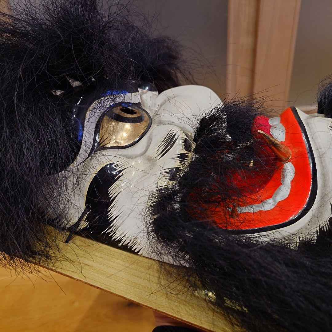 【限定出品】日下義明氏　鬼　疫神　神楽　石見神楽　面