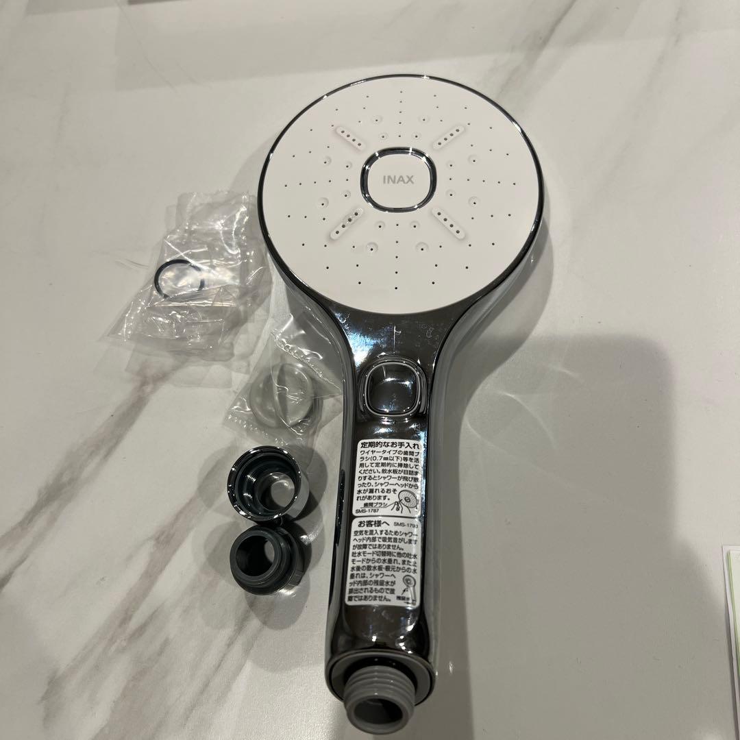 リクシル(INAX )エコアクアスイッチシャワー　　　　メッキ仕様　ヘッドのみ