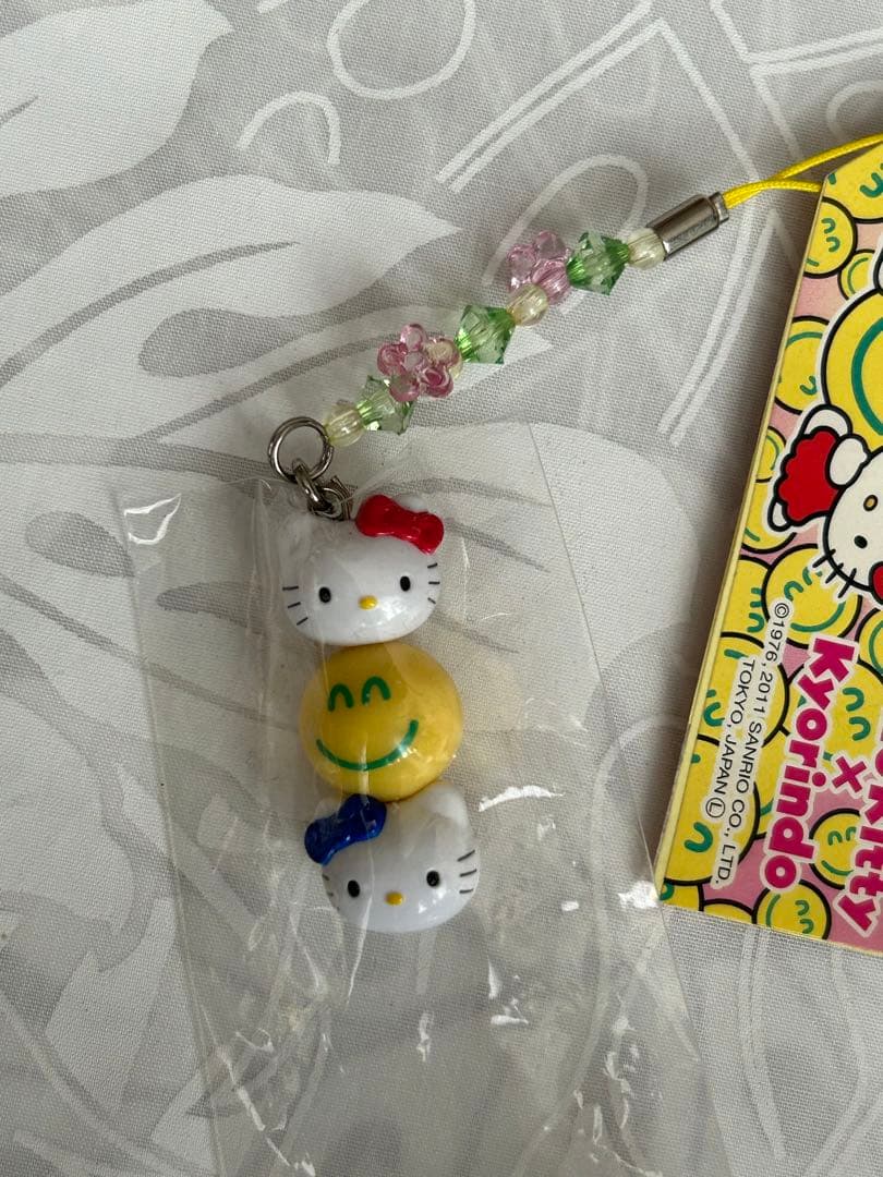 希少品 パリミキ ハローキティ 杏林堂 ストラップ 2個セット レア
