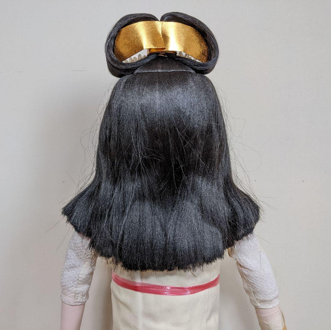 市松人形 豊徳斎 元賀章介作 女の子 裸 ボディのみ 台付き 着せ替え人形