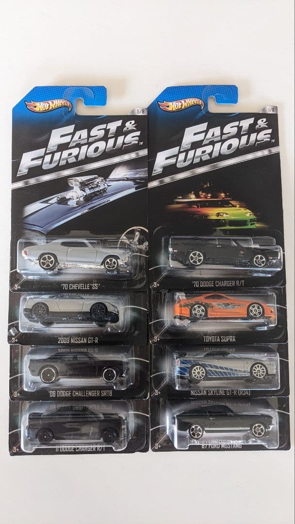 映画ワイルドスピード（FAST&FURIOUS）ホットウィールコンプリートセット