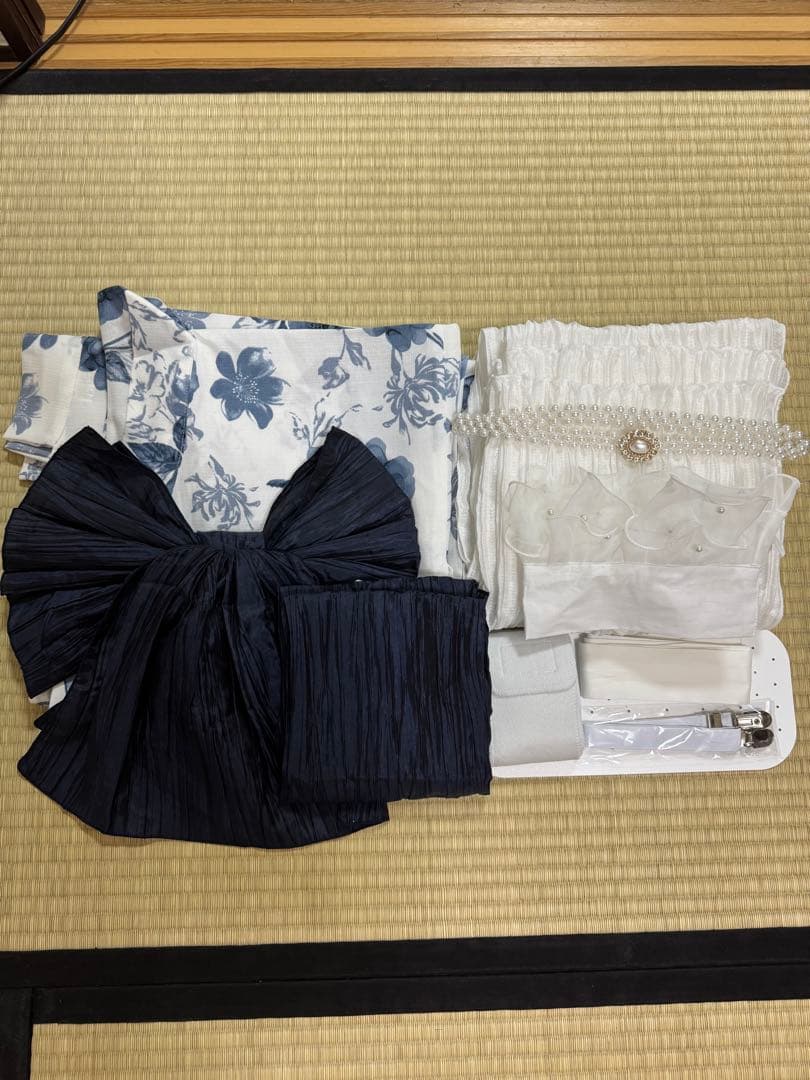 GRL 水彩花柄浴衣セット [gi1519]