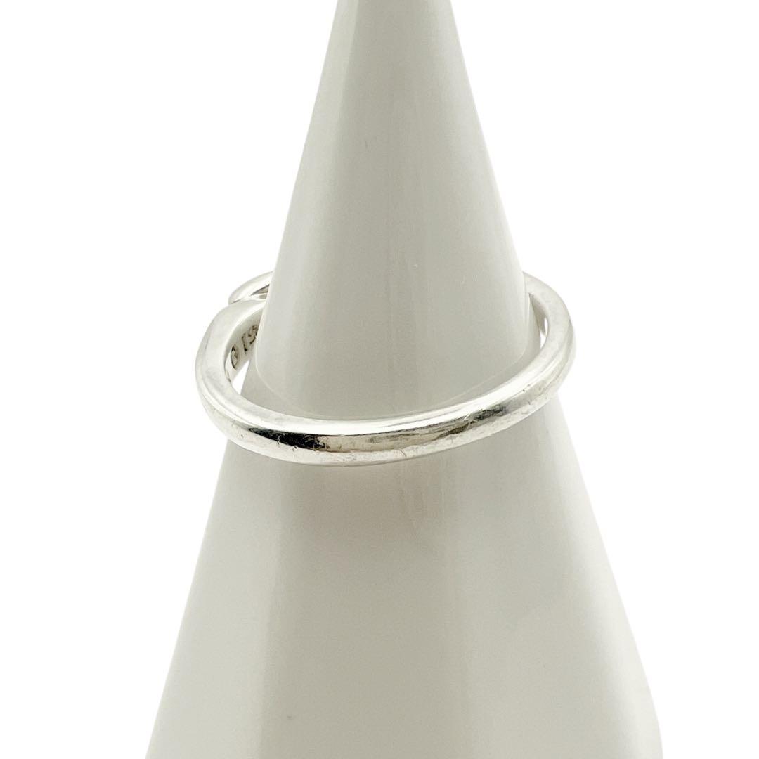 ティファニー　リボン　ボウ　シルバーリング　1990 ヴィンテージ