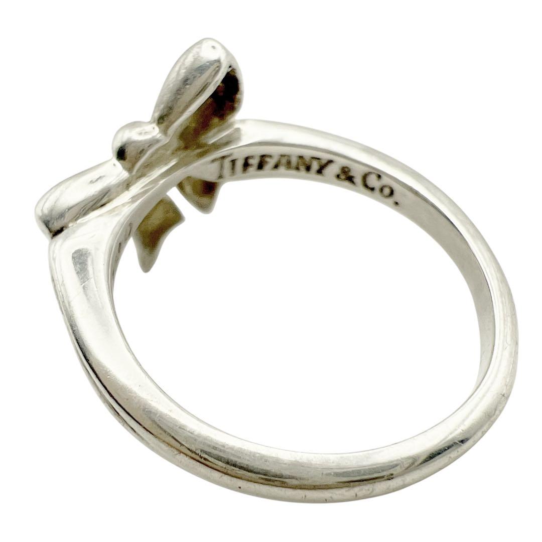 ティファニー　リボン　ボウ　シルバーリング　1990 ヴィンテージ