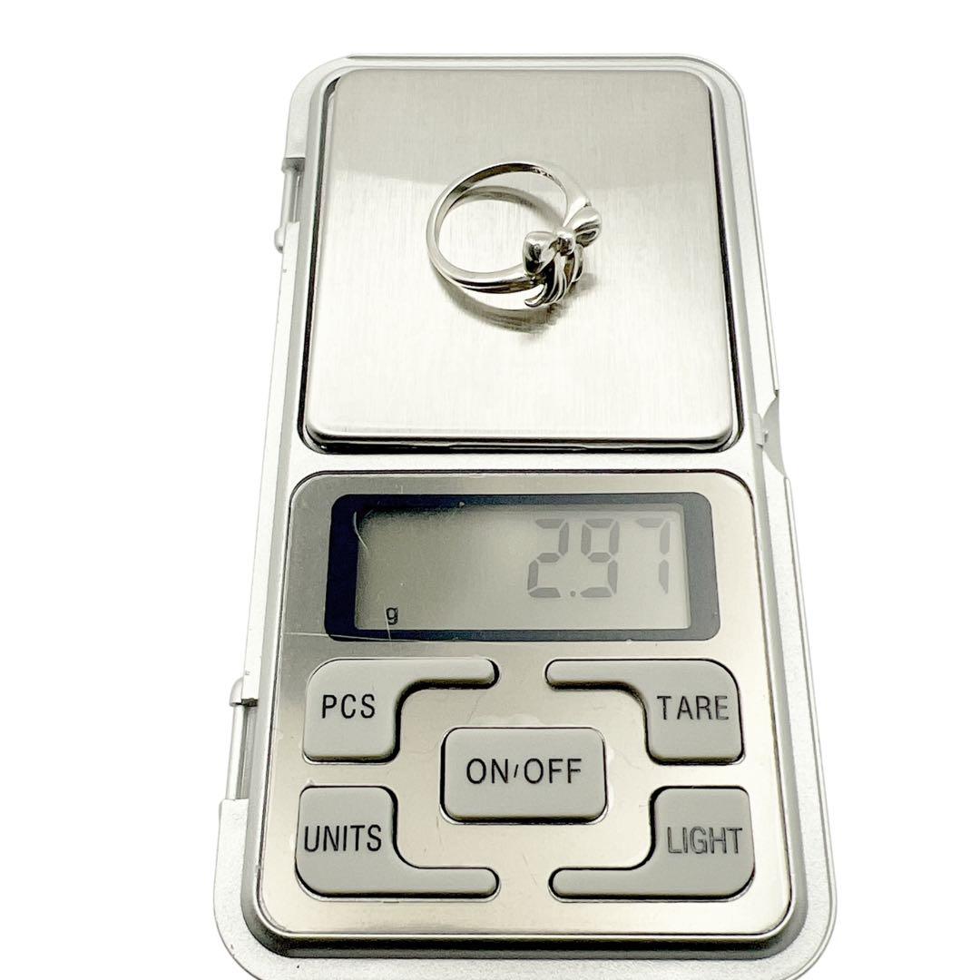 ティファニー　リボン　ボウ　シルバーリング　1990 ヴィンテージ