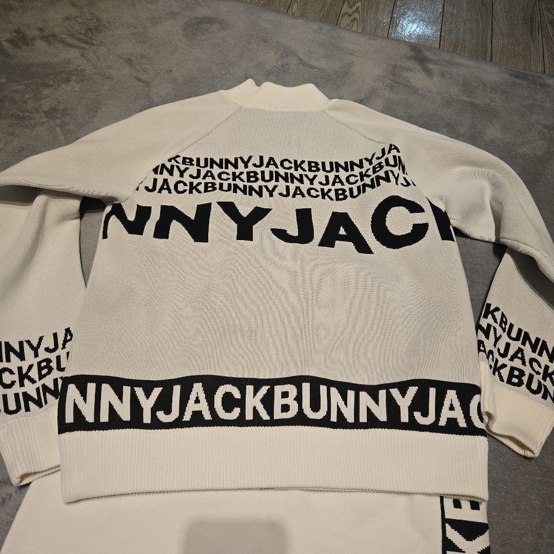 ちーちゃん、JACKBUNNY 　ホワイト ジップアップセーター サイズ1