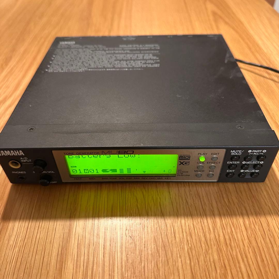 Yamaha MU80 音源 ハードウェア音源 現状品 MIDI DTM