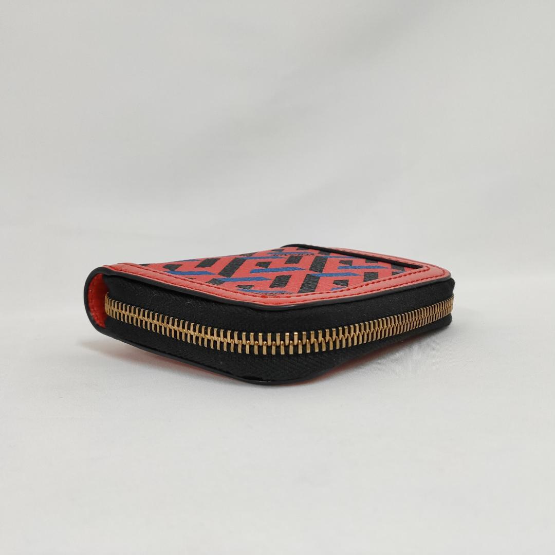 ○★新品 未使用 VERSACE ラ グレカ ラウンドジップコンパクトウォレット