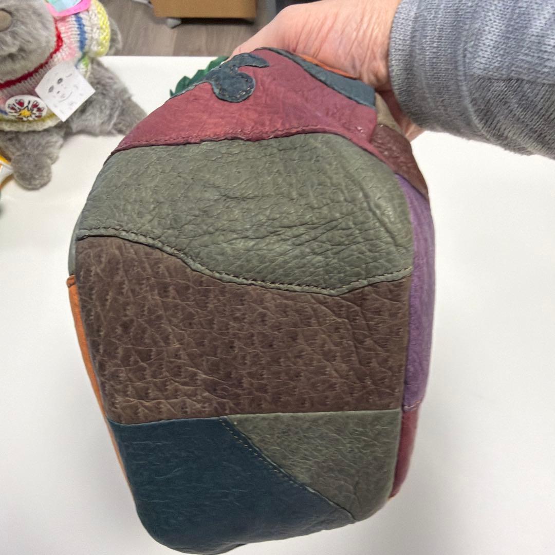 IBIZA　希少ペッカリー レザーハンドバッグ　美品！