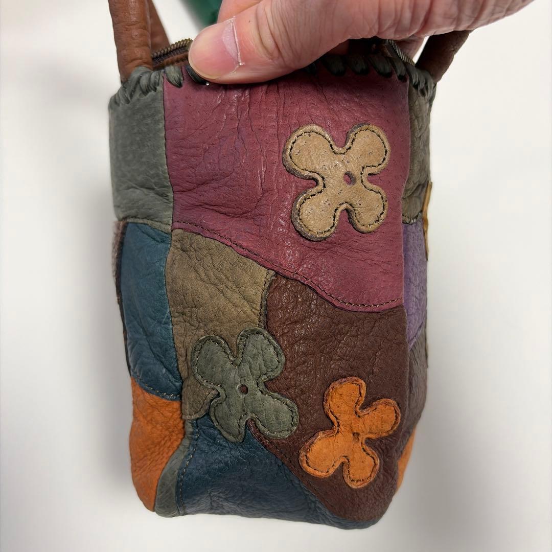 IBIZA　希少ペッカリー レザーハンドバッグ　美品！