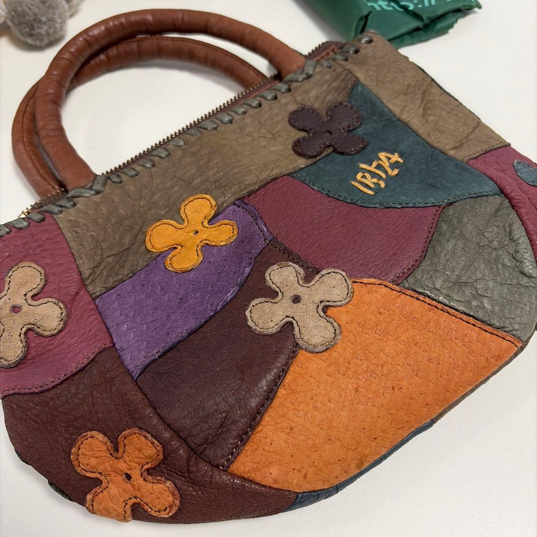 IBIZA　希少ペッカリー レザーハンドバッグ　美品！