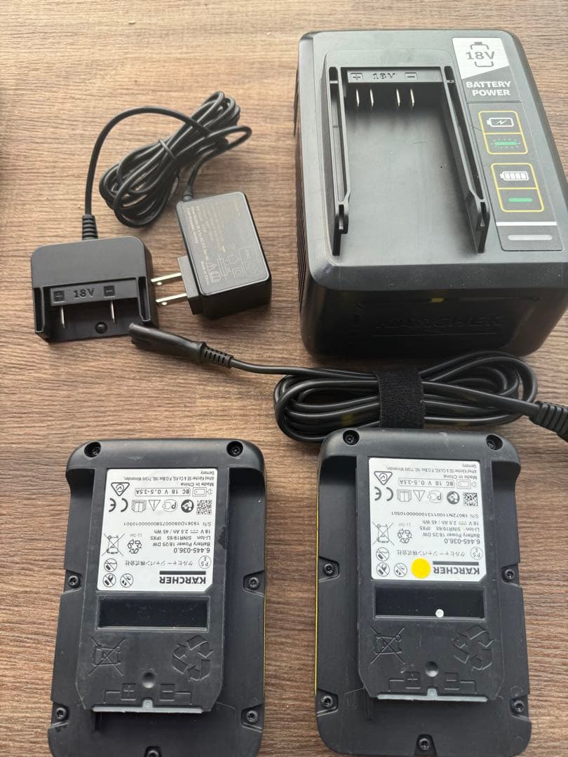 KHB-5 高圧洗浄機 ⭐️急速充電器追加⭐️予備バーテリ デッキクリーナーセット