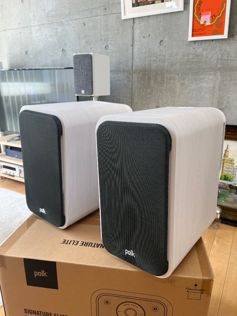 ［美品］Polk ES20 スピーカー　ホワイト