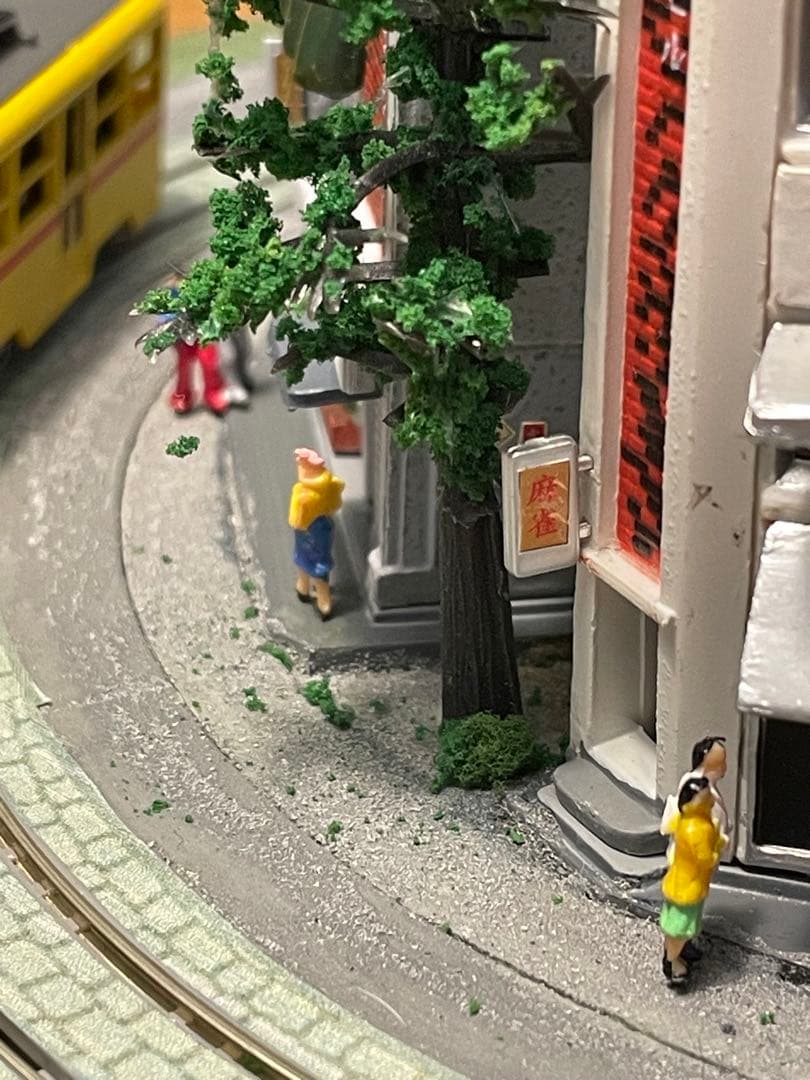 Nゲージ 昭和の都電　スーパーミニ　ジオラマ