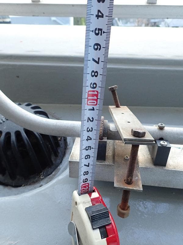 アルミ製ベランダHFアンテナ（アパマンハム用）ジャンクで出品稀少品です